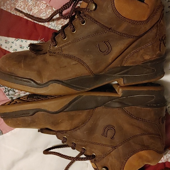 Roper Horseshoe kiltie Men Boots SZ.7 - Picture 5 of 6